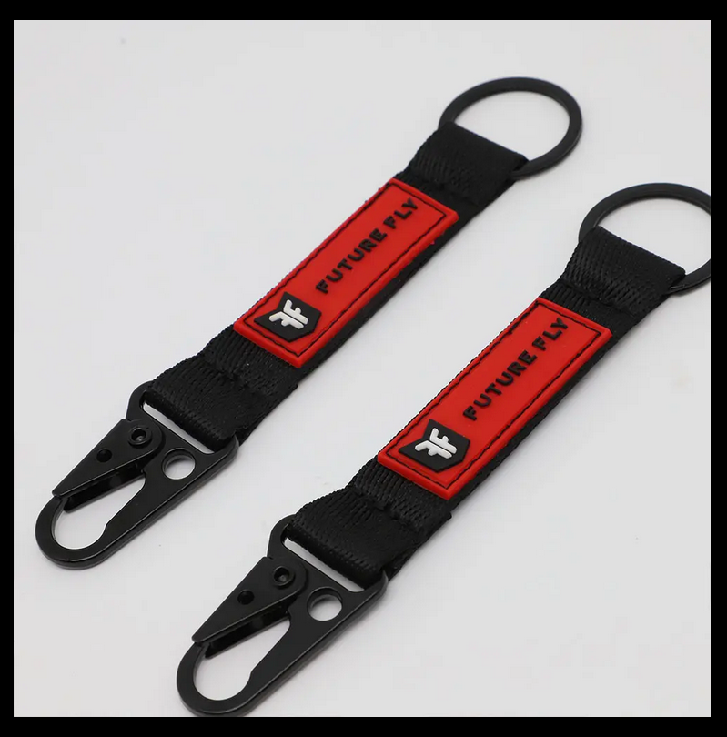 SKWOK Custom Lanyards - PVC Patch With O-ring