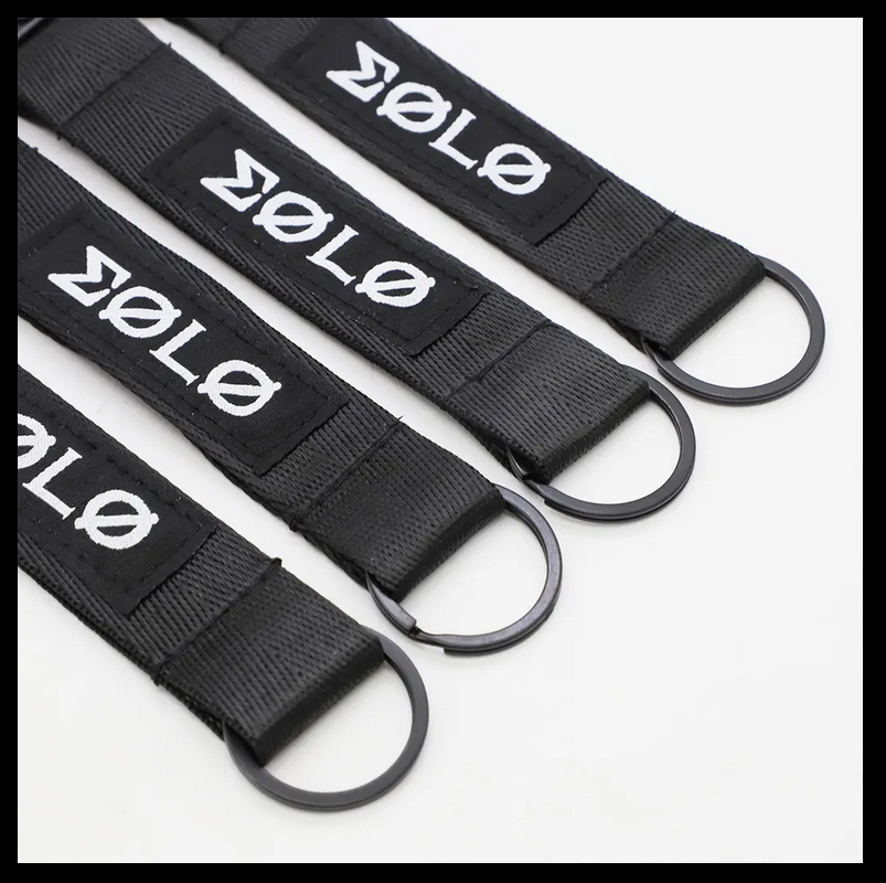 SKWOK Custom Lanyards - PVC Patch With O-ring
