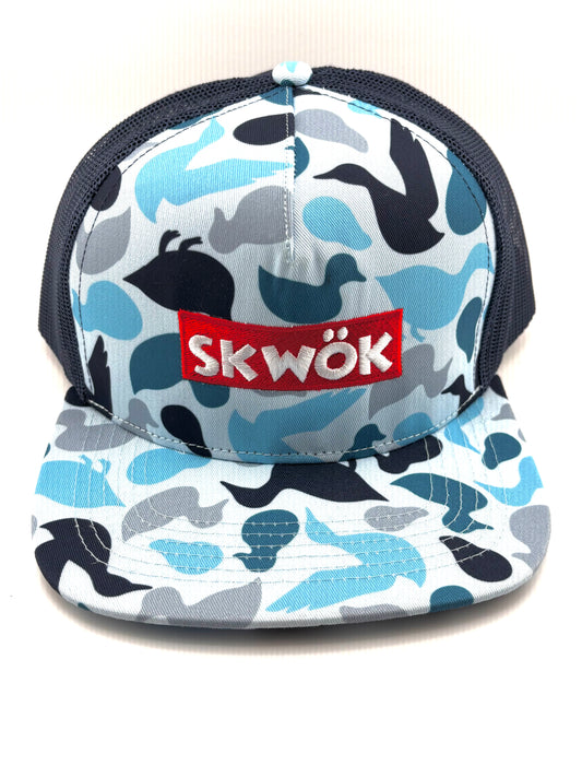 Skwok - Blue Duck Camo - Trucker Hat - Limited Edition